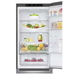 LG LBNC12231V Bottom Freezer Refrigerator, 24 inch Width, Counter Depth, ENERGY STAR Certified, 11.9 cu. ft. Capacity, Platinum Silver (Stainless Steel) colour