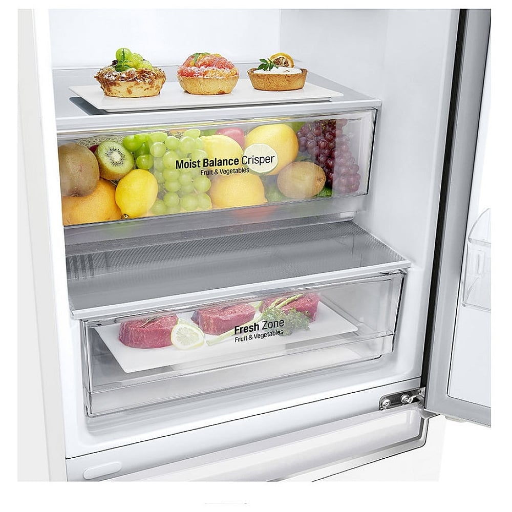 LG LBNC12231W Bottom Freezer Counter Depth Refrigerator