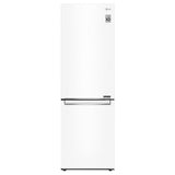 LG LBNC12231W Bottom Freezer Counter Depth Refrigerator, 24 inch Width, Counter Depth, ENERGY STAR Certified, 11.9 cu. ft. Capacity, White colour