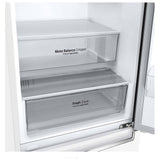 LG LBNC12231W Bottom Freezer Counter Depth Refrigerator, 24 inch Width, Counter Depth, ENERGY STAR Certified, 11.9 cu. ft. Capacity, White colour