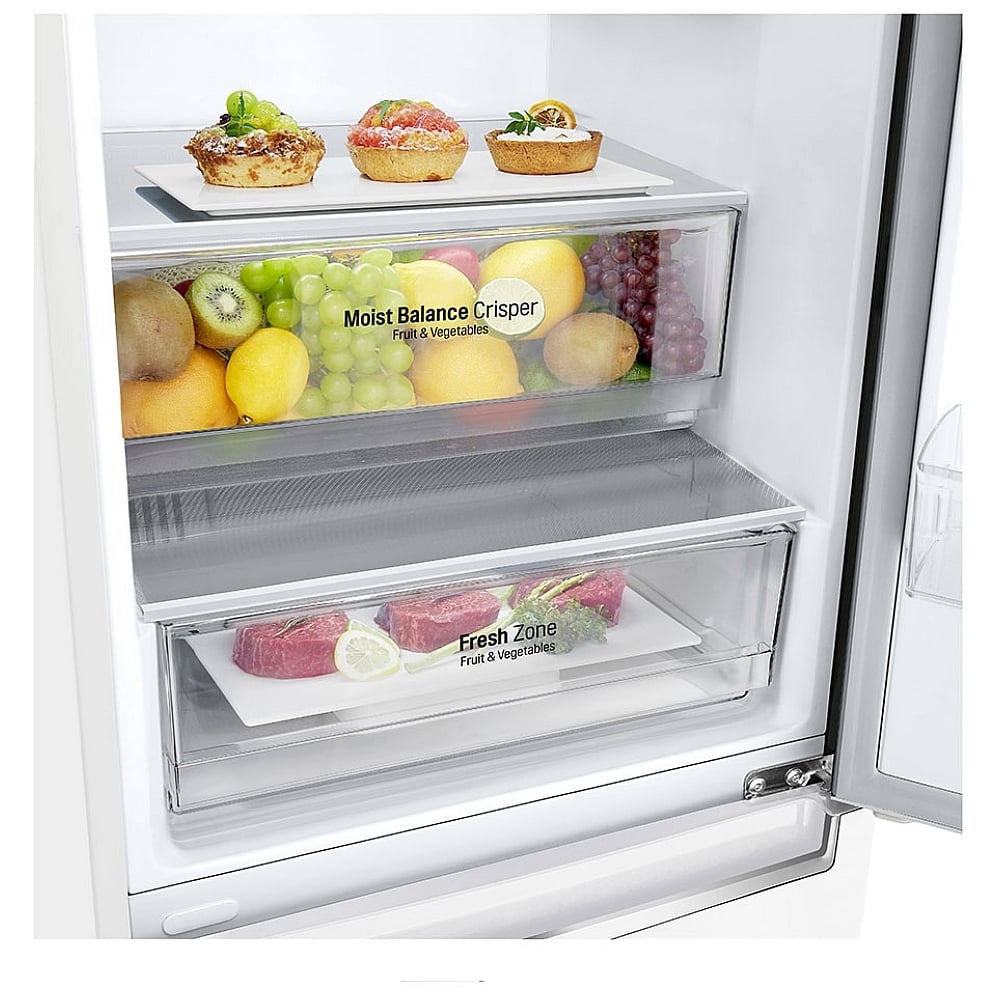 LG LBNC12231W Bottom Freezer Counter Depth Refrigerator