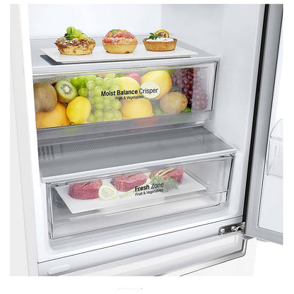 LG LBNC12231W Bottom Freezer Counter Depth Refrigerator