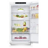 LG LBNC12231W Bottom Freezer Counter Depth Refrigerator, 24 inch Width, Counter Depth, ENERGY STAR Certified, 11.9 cu. ft. Capacity, White colour