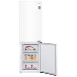 LG LBNC12231W Bottom Freezer Counter Depth Refrigerator, 24 inch Width, Counter Depth, ENERGY STAR Certified, 11.9 cu. ft. Capacity, White colour