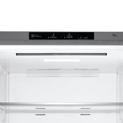 28" Counter Depth Bottom Freezer with Door Cooling+ and Flip-up Shelf, 15 cu.ft. LBNC15251V