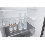 LG 28" Counter Depth Bottom Freezer Refrigerator LBNC15251V folding shelf detail view