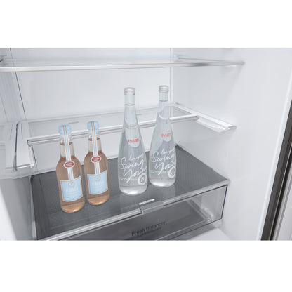 28" Counter Depth Bottom Freezer with Door Cooling+ and Flip-up Shelf, 15 cu.ft. LBNC15251V