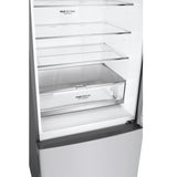 LG 28" Counter Depth Bottom Freezer Refrigerator LBNC15251V fridge detail view