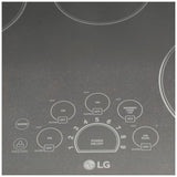 LG LCE3010SB Electric Cooktop, 30 inch Exterior Width, 5 Burners, 3,000 W Highest Element, Black colour