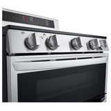 LG LDEL7324SE Electric Range, 7.3 cu. ft. Capacity, 30 inch Exterior Width, True Convection, 5 Burners, Yes, Self Clean, Double Oven, 3,200 W Highest Element, Stainless Steel colour