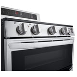 LG LDEL7324SE Electric Range, 7.3 cu. ft. Capacity, 30 inch Exterior Width, True Convection, 5 Burners, Yes, Self Clean, Double Oven, 3,200 W Highest Element, Stainless Steel colour