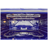 LG LDEL7324YE Electric Range, 7.3 cu. ft. Capacity, 30 inch Exterior Width, True Convection, 5 Burners, Air Fry, Steam & Self Clean, Double Oven, Stainless Steel colour, EasyClean®, Probake Convection®, SmartDiagnosis™, SmoothTouch®, ThinQ Care™