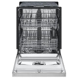 LG LDFC2423V Dishwasher, 24 inch Exterior Width, 52 dB Decibel Level, Full Console, Stainless Interior, 4 Wash Cycles, 15 Capacity (Place Settings), 2 Loading Racks, Platinum Silver Steel colour