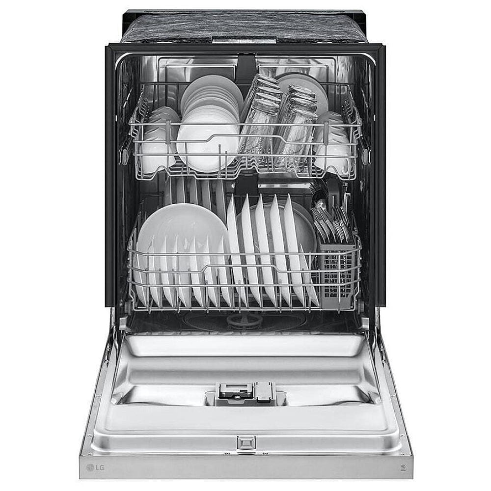 LG LDFC2423V Front Control Dishwasher with LoDecibel Operation and Dynamic Dry™