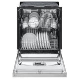 LG LDFC2423V Dishwasher, 24 inch Exterior Width, 52 dB Decibel Level, Full Console, Stainless Interior, 4 Wash Cycles, 15 Capacity (Place Settings), 2 Loading Racks, Platinum Silver Steel colour
