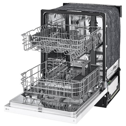 LG LDFC2423W Front Control Dishwasher with LoDecibel Operation and Dynamic Dry™