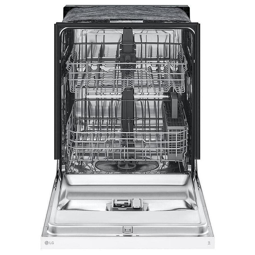 LG LDFC2423W Front Control Dishwasher with LoDecibel Operation and Dynamic Dry™