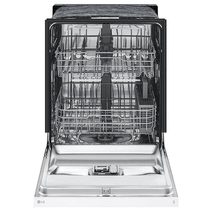 LG LDFC2423W Front Control Dishwasher with LoDecibel Operation and Dynamic Dry™
