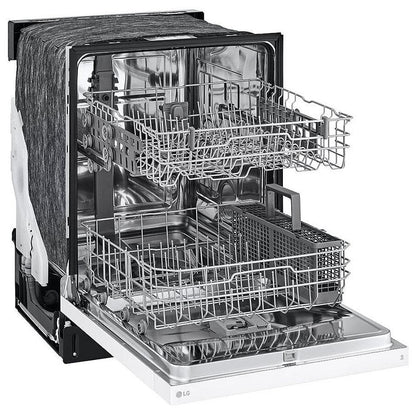 LG LDFC2423W Front Control Dishwasher with LoDecibel Operation and Dynamic Dry™