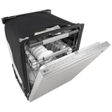 LG LDNPH654S Dishwasher, 24 inch Exterior Width, 44 dB Decibel Level, Fully Integrated, Stainless Interior, 5 Wash Cycles, 16 Capacity (Place Settings), 3 Loading Racks, Wifi Enabled, Stainless Steel colour