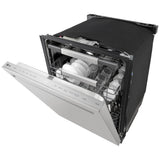 LG LDNPH654S Dishwasher, 24 inch Exterior Width, 44 dB Decibel Level, Fully Integrated, Stainless Interior, 5 Wash Cycles, 16 Capacity (Place Settings), 3 Loading Racks, Wifi Enabled, Stainless Steel colour