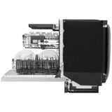LG LDNPH654S Dishwasher, 24 inch Exterior Width, 44 dB Decibel Level, Fully Integrated, Stainless Interior, 5 Wash Cycles, 16 Capacity (Place Settings), 3 Loading Racks, Wifi Enabled, Stainless Steel colour