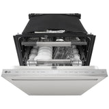LG LDNPH654S Dishwasher, 24 inch Exterior Width, 44 dB Decibel Level, Fully Integrated, Stainless Interior, 5 Wash Cycles, 16 Capacity (Place Settings), 3 Loading Racks, Wifi Enabled, Stainless Steel colour