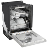LG LDNPH654S Dishwasher, 24 inch Exterior Width, 44 dB Decibel Level, Fully Integrated, Stainless Interior, 5 Wash Cycles, 16 Capacity (Place Settings), 3 Loading Racks, Wifi Enabled, Stainless Steel colour
