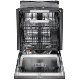 LG LDNPQ555D Dishwasher, 24 inch Exterior Width, 46 dB Decibel Level, Fully Integrated, Stainless Interior, 5 Wash Cycles, 16 Capacity (Place Settings), 3 Loading Racks, Wifi Enabled, Black Stainless Steel colour