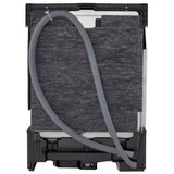 LG LDPH5554D Dishwasher, 24 inch Exterior Width, 46 dB Decibel Level, Fully Integrated, Stainless Interior, 9 Wash Cycles, 15 Capacity (Place Settings), 3 Loading Racks, Wifi Enabled, Black Stainless Steel colour