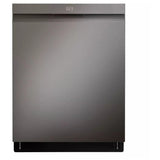 LG LDPH5554D Dishwasher, 24 inch Exterior Width, 46 dB Decibel Level, Fully Integrated, Stainless Interior, 9 Wash Cycles, 15 Capacity (Place Settings), 3 Loading Racks, Wifi Enabled, Black Stainless Steel colour