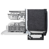 LG LDPN4542W Dishwasher, 24 inch Exterior Width, 48 dB Decibel Level, Fully Integrated, Stainless Interior, 9 Wash Cycles, 15 Capacity (Place Settings), 3 Loading Racks, White colour