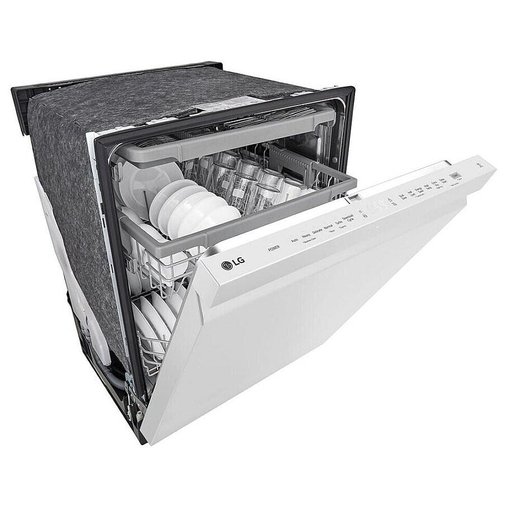 LG LDPN4542W Top Control Dishwasher with QuadWash and 3rd Rack