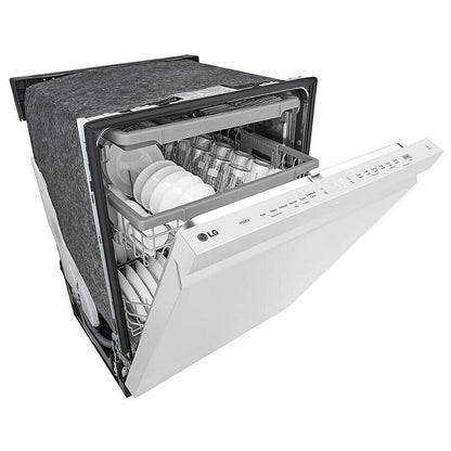 LG LDPN4542W Top Control Dishwasher with QuadWash and 3rd Rack