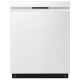 LG LDPN4542W Dishwasher, 24 inch Exterior Width, 48 dB Decibel Level, Fully Integrated, Stainless Interior, 9 Wash Cycles, 15 Capacity (Place Settings), 3 Loading Racks, White colour