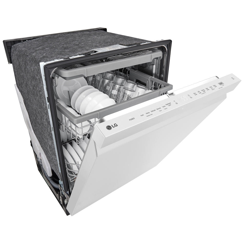 LG LDPN4542W Top Control Dishwasher with QuadWash and 3rd Rack