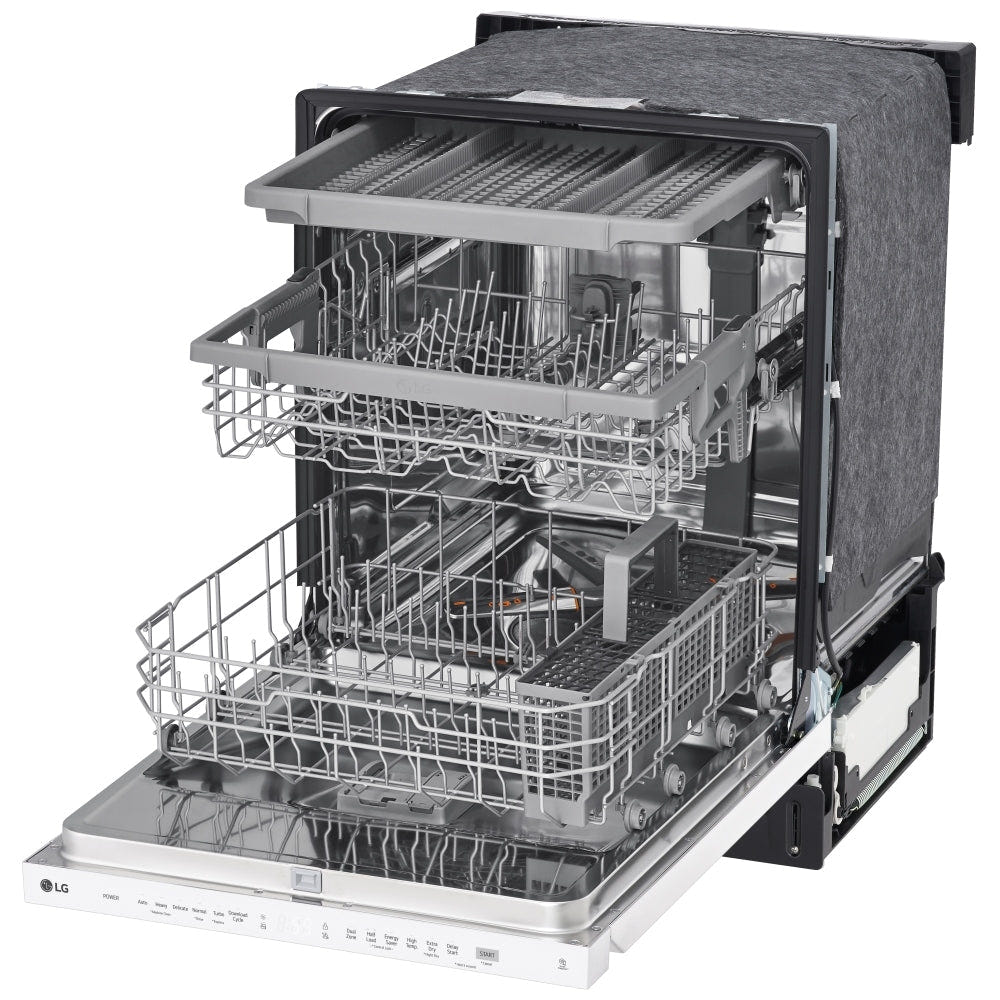 LG LDPN4542W Top Control Dishwasher with QuadWash and 3rd Rack