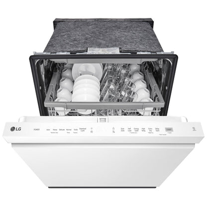 LG LDPN4542W Top Control Dishwasher with QuadWash and 3rd Rack