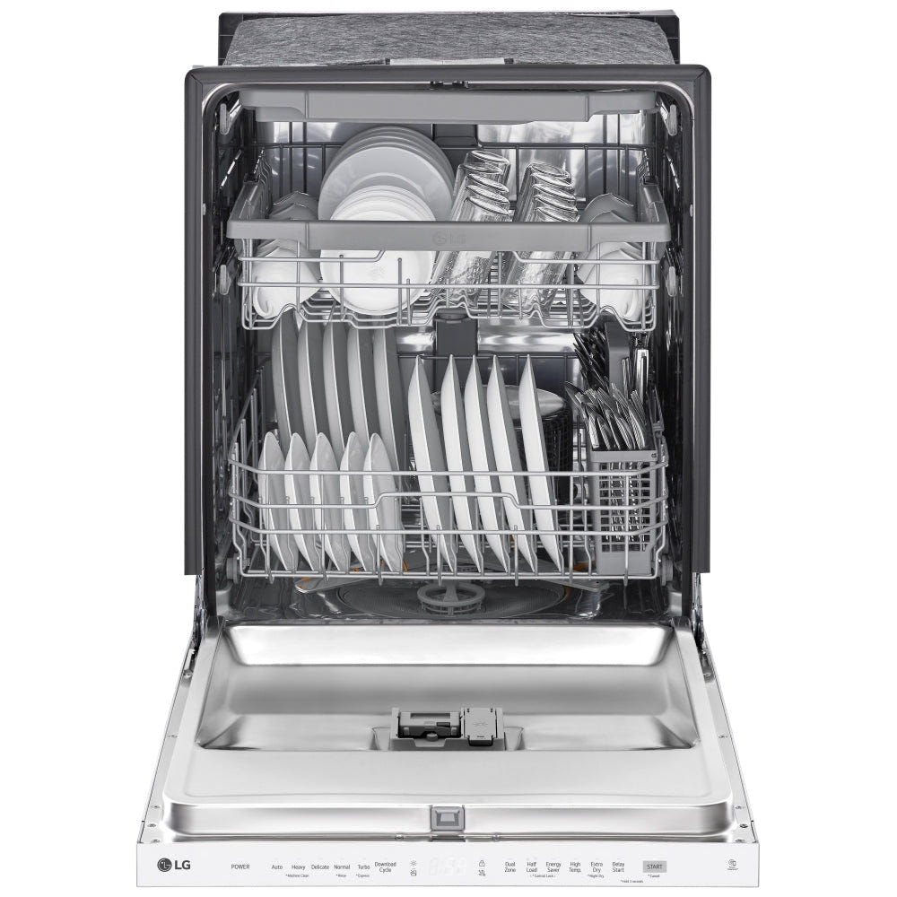 LG LDPN4542W Top Control Dishwasher with QuadWash and 3rd Rack
