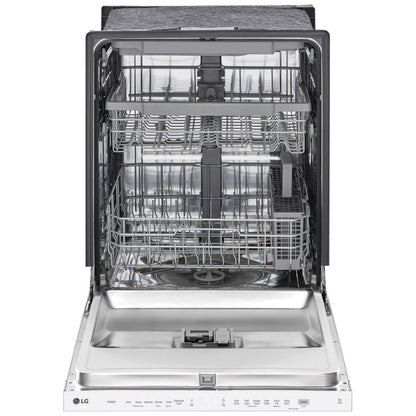 LG LDPN4542W Top Control Dishwasher with QuadWash and 3rd Rack