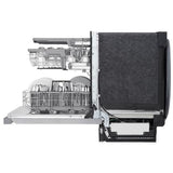 LG LDPN454HT Dishwasher, 24 inch Exterior Width, 48 dB Decibel Level, Fully Integrated, Stainless Interior, 9 Wash Cycles, 15 Capacity (Place Settings), 3 Loading Racks, Stainless Steel colour