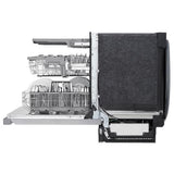 LG LDPN454HT Dishwasher, 24 inch Exterior Width, 48 dB Decibel Level, Fully Integrated, Stainless Interior, 9 Wash Cycles, 15 Capacity (Place Settings), 3 Loading Racks, Stainless Steel colour