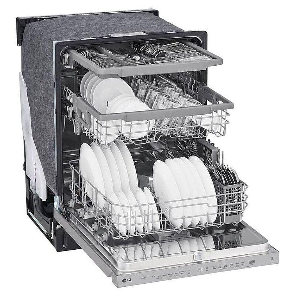 LG LDPN454HT Top Control Dishwasher with QuadWash and 3rd Rack