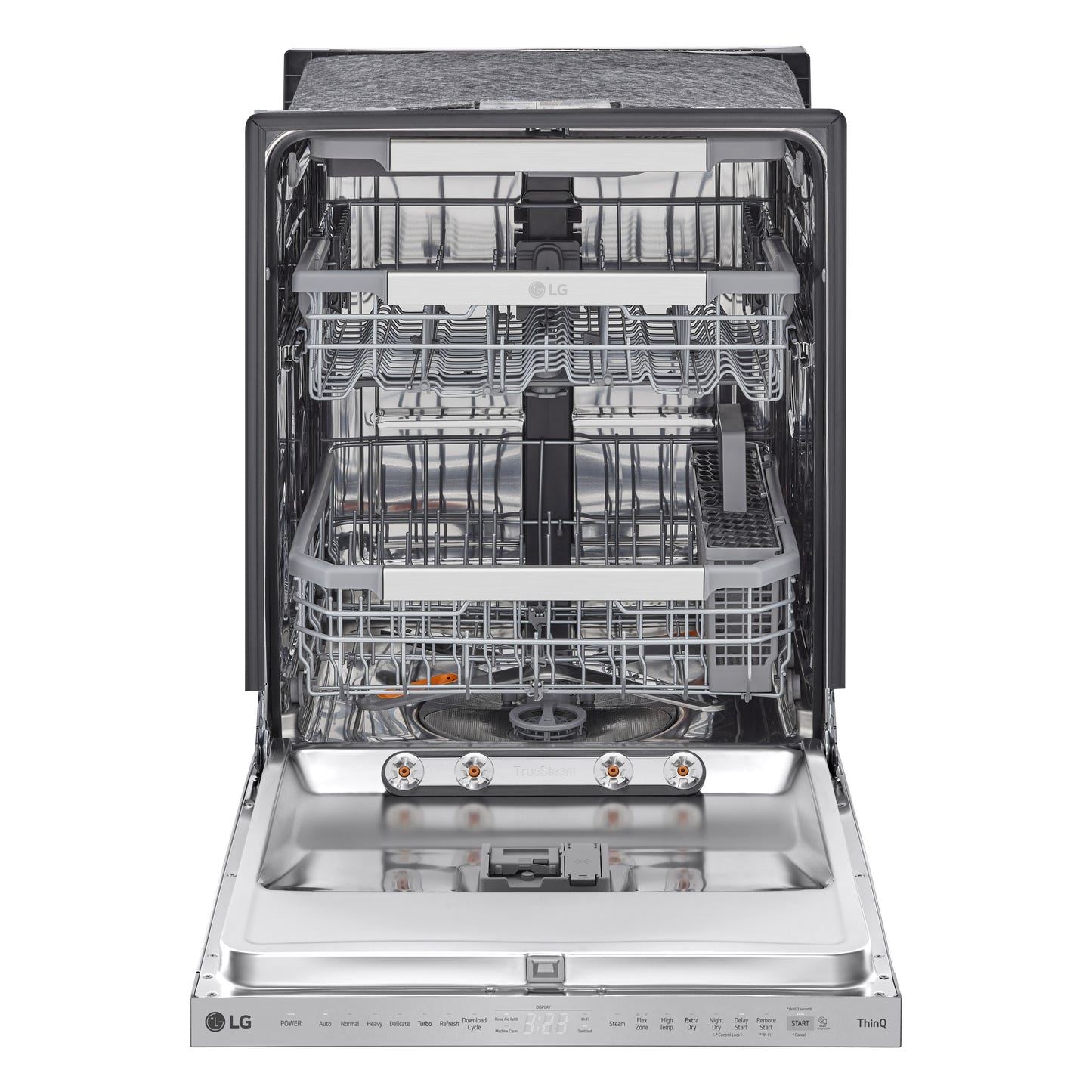 智能顶部控制洗碗机，配备 QuadWash™ Pro、TrueSteam® 和 Dynamic Dry™ LDPS6762S