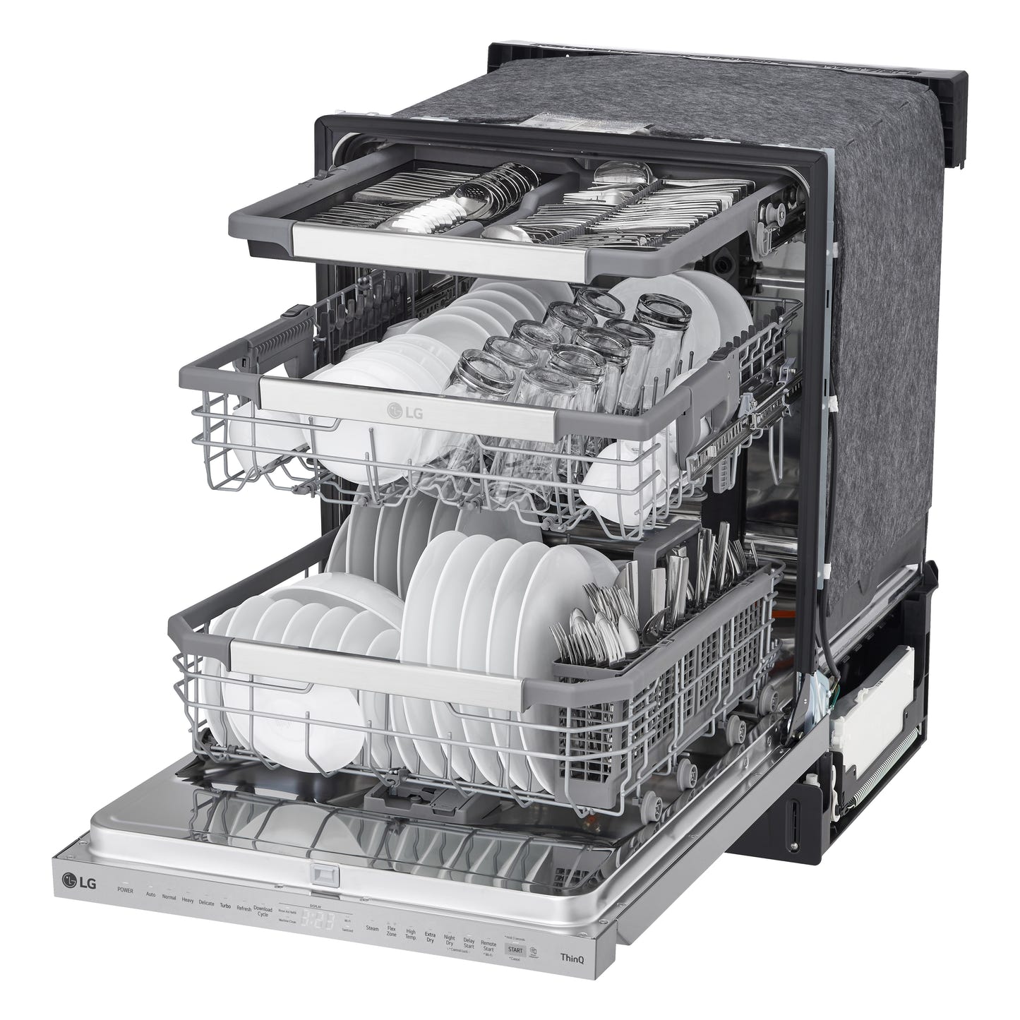智能顶部控制洗碗机，配备 QuadWash™ Pro、TrueSteam® 和 Dynamic Dry™ LDPS6762S