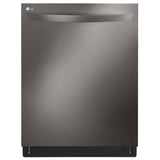 LG LDTH7972D Dishwasher, 24 inch Exterior Width, 42 dB Decibel Level, Fully Integrated, Stainless Interior, 10 Wash Cycles, 15 Capacity (Place Settings), 3 Loading Racks, Black Stainless Steel colour