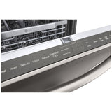 LG LDTH7972D Dishwasher, 24 inch Exterior Width, 42 dB Decibel Level, Fully Integrated, Stainless Interior, 10 Wash Cycles, 15 Capacity (Place Settings), 3 Loading Racks, Black Stainless Steel colour