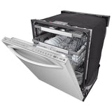 LG LDTH7972S Dishwasher, 24 inch Exterior Width, 42 dB Decibel Level, Fully Integrated, Stainless Interior, 10 Wash Cycles, 15 Capacity (Place Settings), 3 Loading Racks, Wifi Enabled, Stainless Steel colour