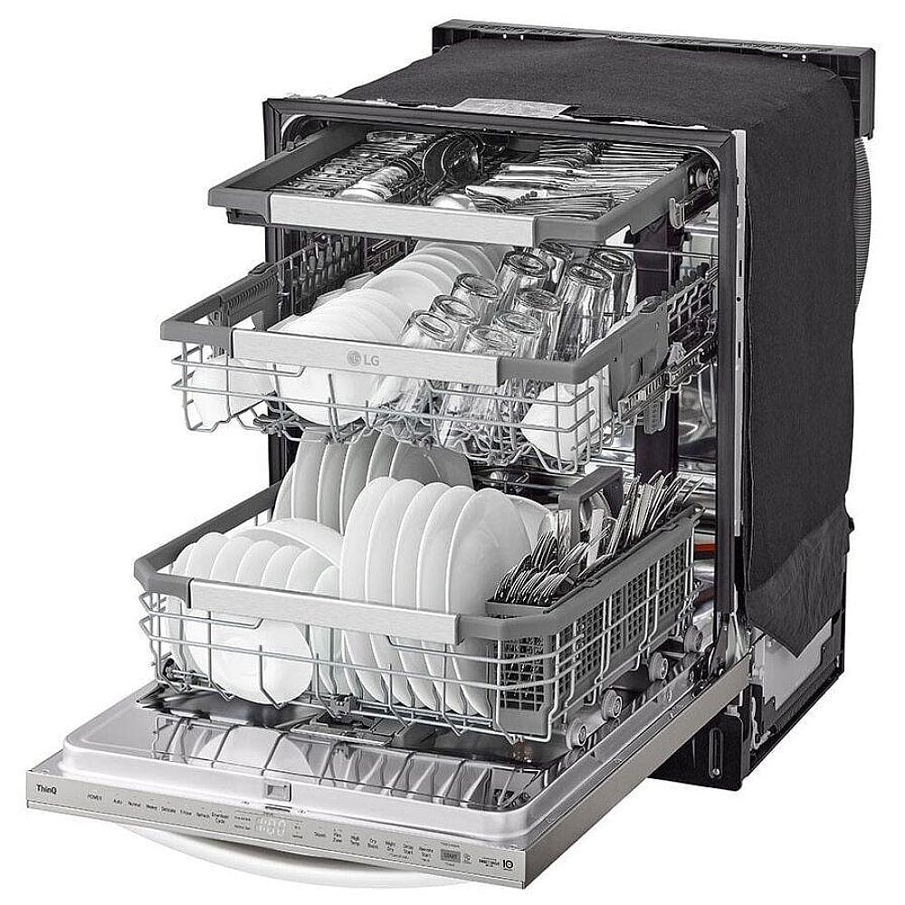 Smart Top Control Dishwasher with 1-Hour Wash & Dry, QuadWash Pro, TrueSteam, and Dynamic Heat Dry LDTH7972S