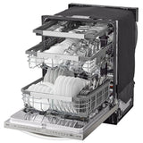 LG LDTH7972S Dishwasher, 24 inch Exterior Width, 42 dB Decibel Level, Fully Integrated, Stainless Interior, 10 Wash Cycles, 15 Capacity (Place Settings), 3 Loading Racks, Wifi Enabled, Stainless Steel colour